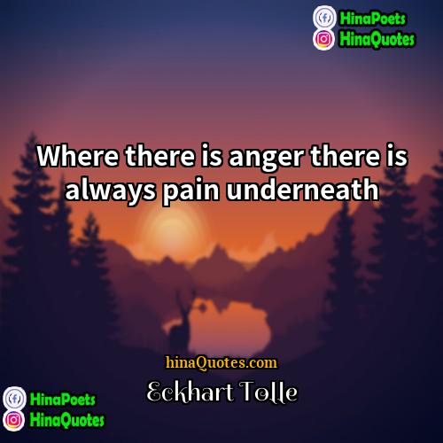 Eckhart Tolle Quotes | Where there is anger there is always
